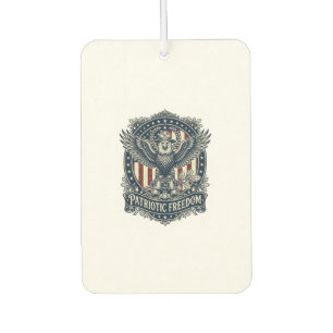 Patriotic Birdwatcher Vector Graphic Tee Air Freshener