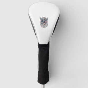 Patriotic Bison Eagle Crest Animal Hybrid Patrioti Golf Head Cover