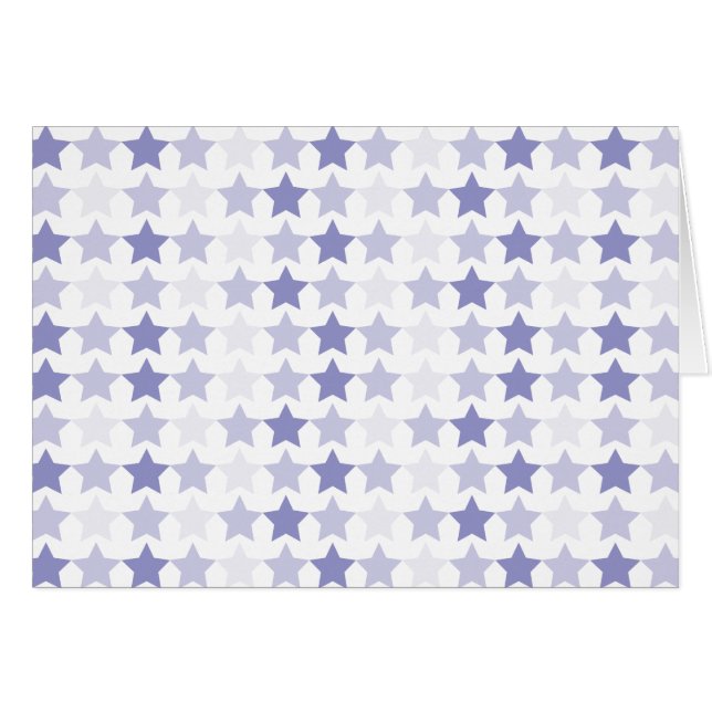 Patriotic Blue Ombre Stars (Front Horizontal)
