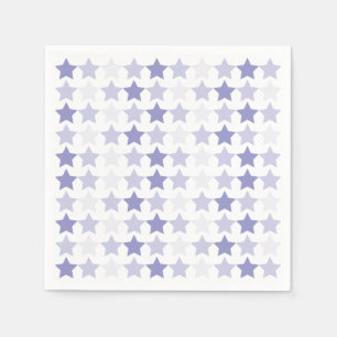 Patriotic Blue Ombre Stars Napkin