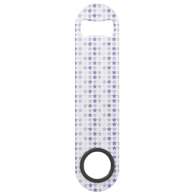 Patriotic Blue Ombre Stars Speed Bottle Opener (Front)