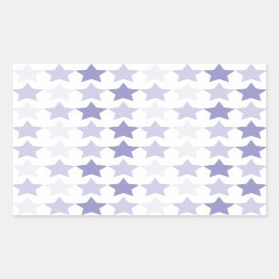 Patriotic Blue Ombre Stars Sticker