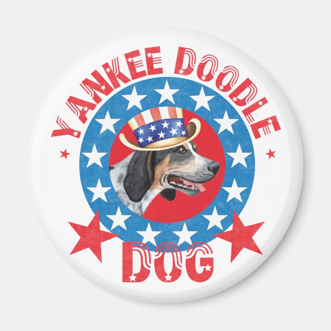 Patriotic Bluetick Magnet (Front)