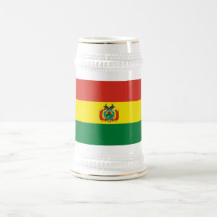Patriotic Bolivia Flag Beer Stein