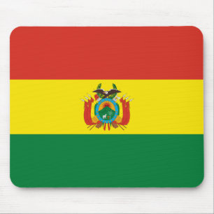 Patriotic Bolivia Flag Mouse Pad
