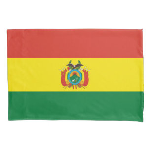 Patriotic Bolivia Flag Pillowcase