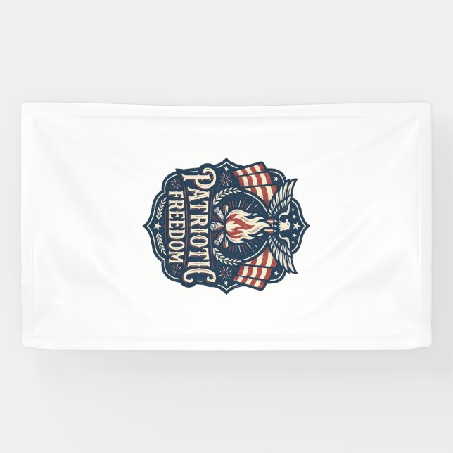 Patriotic Bonfire Night Vector Graphic Tee_1 Banner (Horizontal)