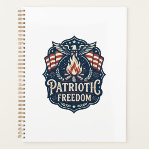 Patriotic Bonfire Night Vector Graphic Tee_1 Planner