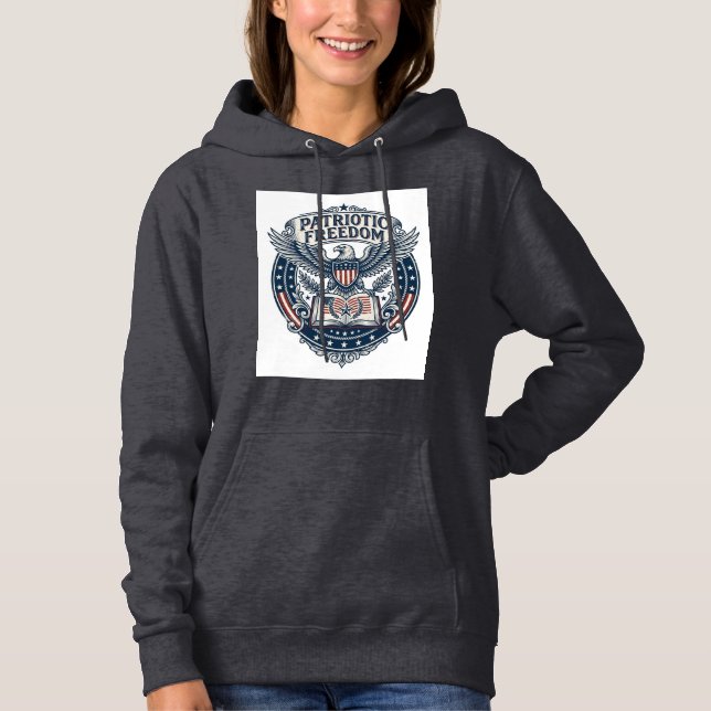 Patriotic Book Club Vector Graphic Tee (2) (Front)