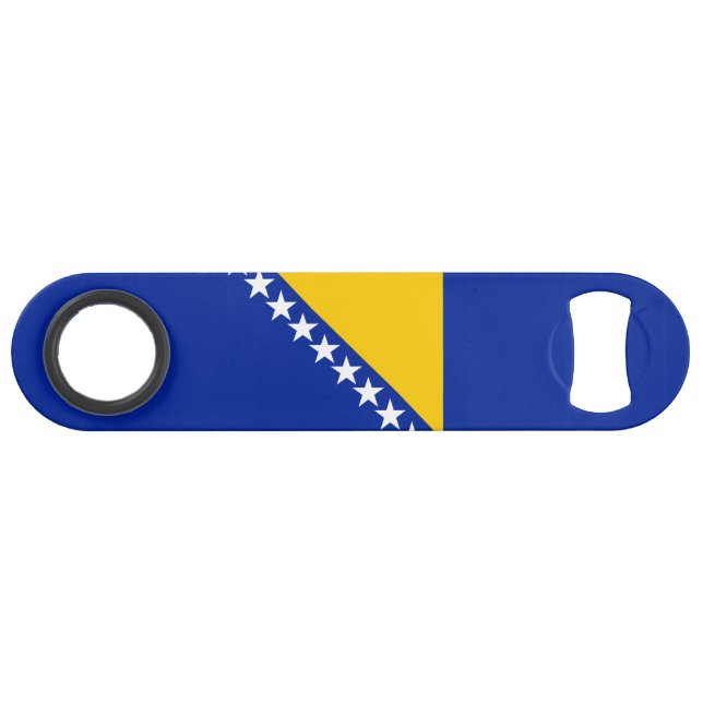Patriotic Bosnia Herzegovina Flag Bar Key (Front (Horizontal))