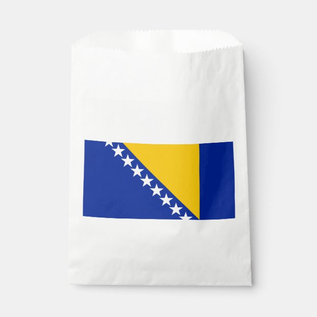 Patriotic Bosnia Herzegovina Flag Favour Bag (Front)
