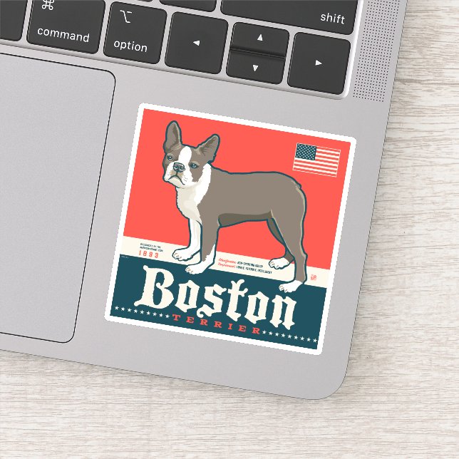 Patriotic | Boston Terrier (Detail)