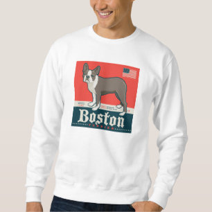 Patriotic Boston Terrier Sweatshirt