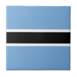 Patriotic Botswana Flag Ceramic Tile<br><div class="desc">Patriotic flag of Botswana.</div>