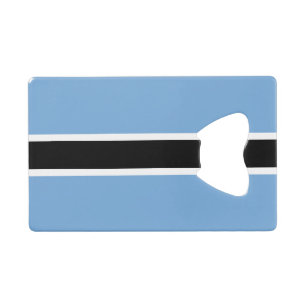 Patriotic Botswana Flag Credit Card Bottle Opener