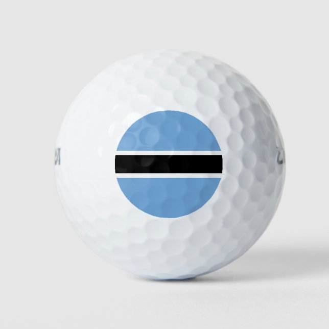 Patriotic Botswana Flag Golf Balls (Front)