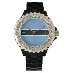Patriotic Botswana Flag Watch