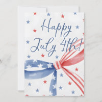 Patriotic Bow Happy July 4th! USA Independence