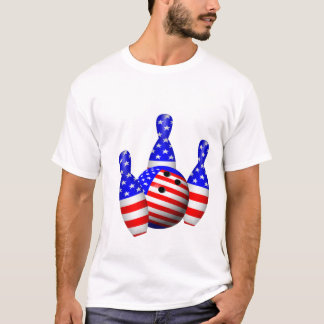 Patriotic Bowling Ball T-Shirt