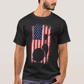 Patriotic Bowling Is My Favorite Sport Bowling Bal T-Shirt