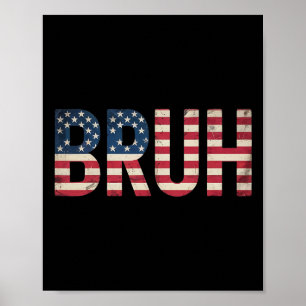 Patriotic Boys Teens Kids Men Vintage Usa American Poster