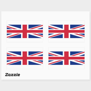 Patriotic British Union Jack Flag  Sticker