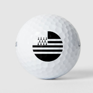 Patriotic Brittany Flag Golf Balls
