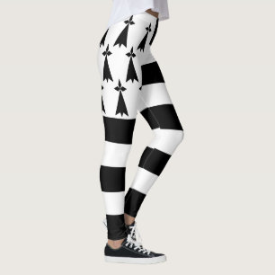 Patriotic Brittany Flag Leggings