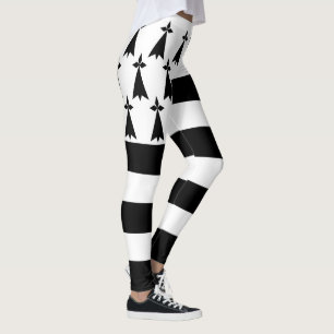 Patriotic Brittany Flag Leggings
