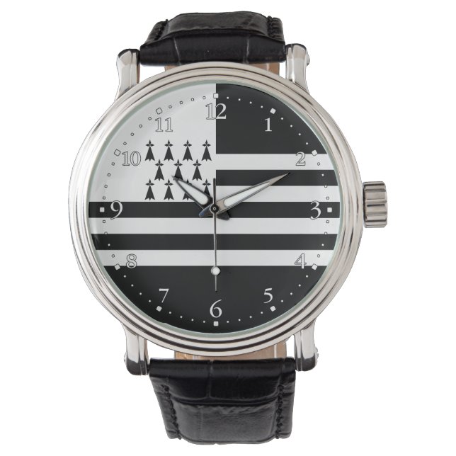 Patriotic Brittany Flag Watch (Front)