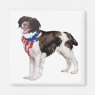 Patriotic Brittany Magnet
