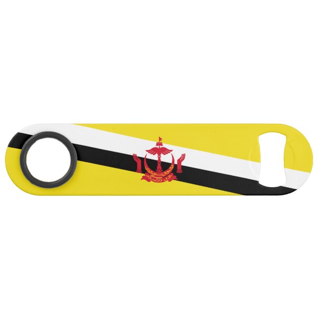 Patriotic Brunei Flag Bar Key (Front (Horizontal))