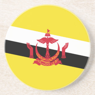 Patriotic Brunei Flag Coaster