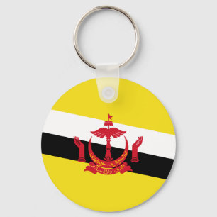 Patriotic Brunei Flag Keychain