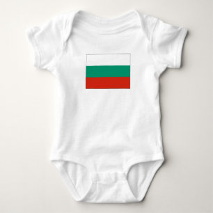 Patriotic Bulgarian Flag Baby Bodysuit