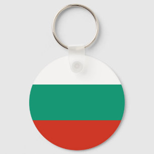 Patriotic Bulgarian Flag Keychain