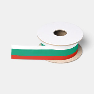 Patriotic Bulgarian Flag Satin Ribbon