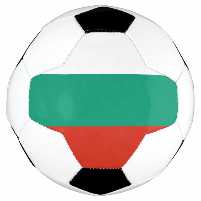 Patriotic Bulgarian Flag Soccer Ball (Front)
