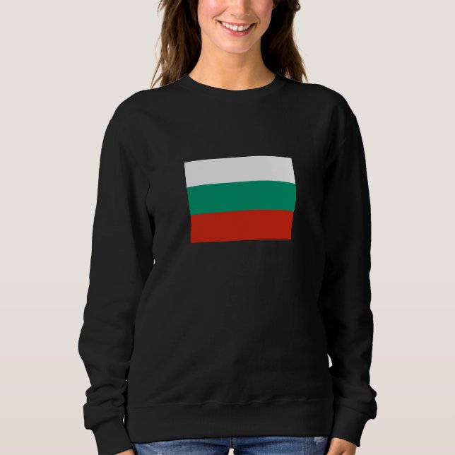 Patriotic Bulgarian Flag Sweatshirt (Front)