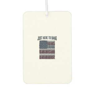 Patriotic Bullet Flag Funny Vintage Graphic T-Shir Air Freshener