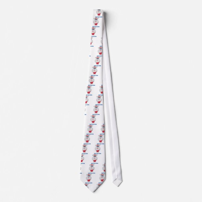 Patriotic Bunny Tie (Front)