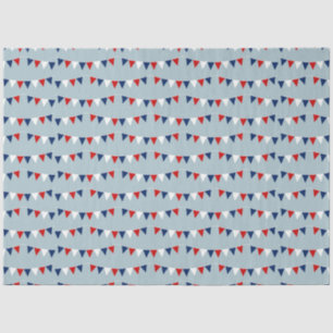 Patriotic Bunting Flag Pattern Tissue Paper