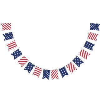 Patriotic Bunting Flags - US Flag
