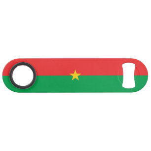 Patriotic Burkina Faso Flag Bar Key