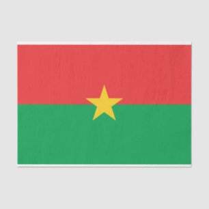 Patriotic Burkina Faso Flag Tissue Paper