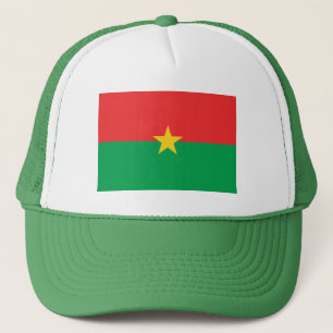 Patriotic Burkina Faso Flag Trucker Hat