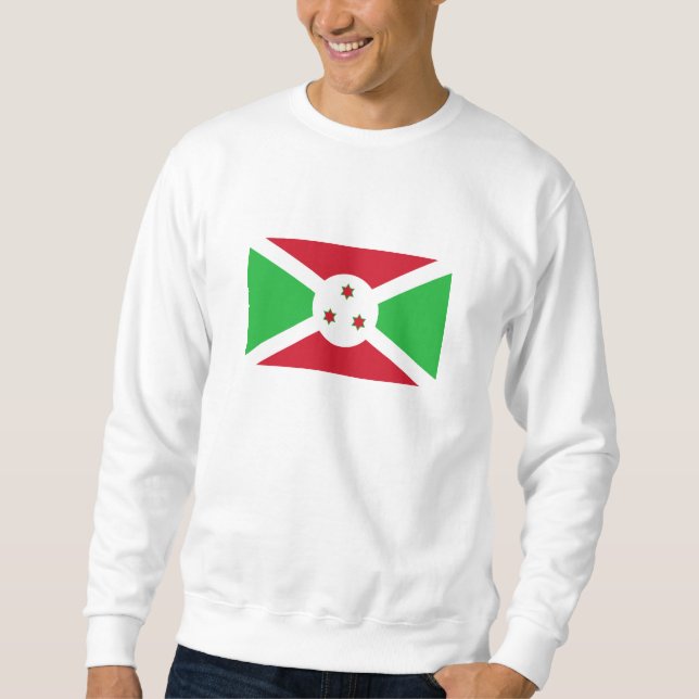 Patriotic Burundi Flag Sweatshirt (Front)