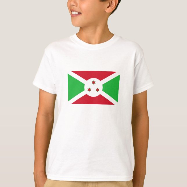 Patriotic Burundi Flag T-Shirt (Front)