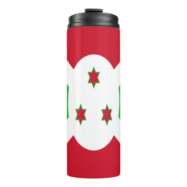 Patriotic Burundi Flag Thermal Tumbler (Front)