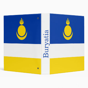 Patriotic Buryatia Flag Binder